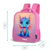Schattige baby draak Kinderrugzak - Roze middel -productfoto_formaten