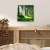 Natuur - Bomen - Bos - Groen - Zon - Gras - Planten aluminium wit klein -sfeer3
