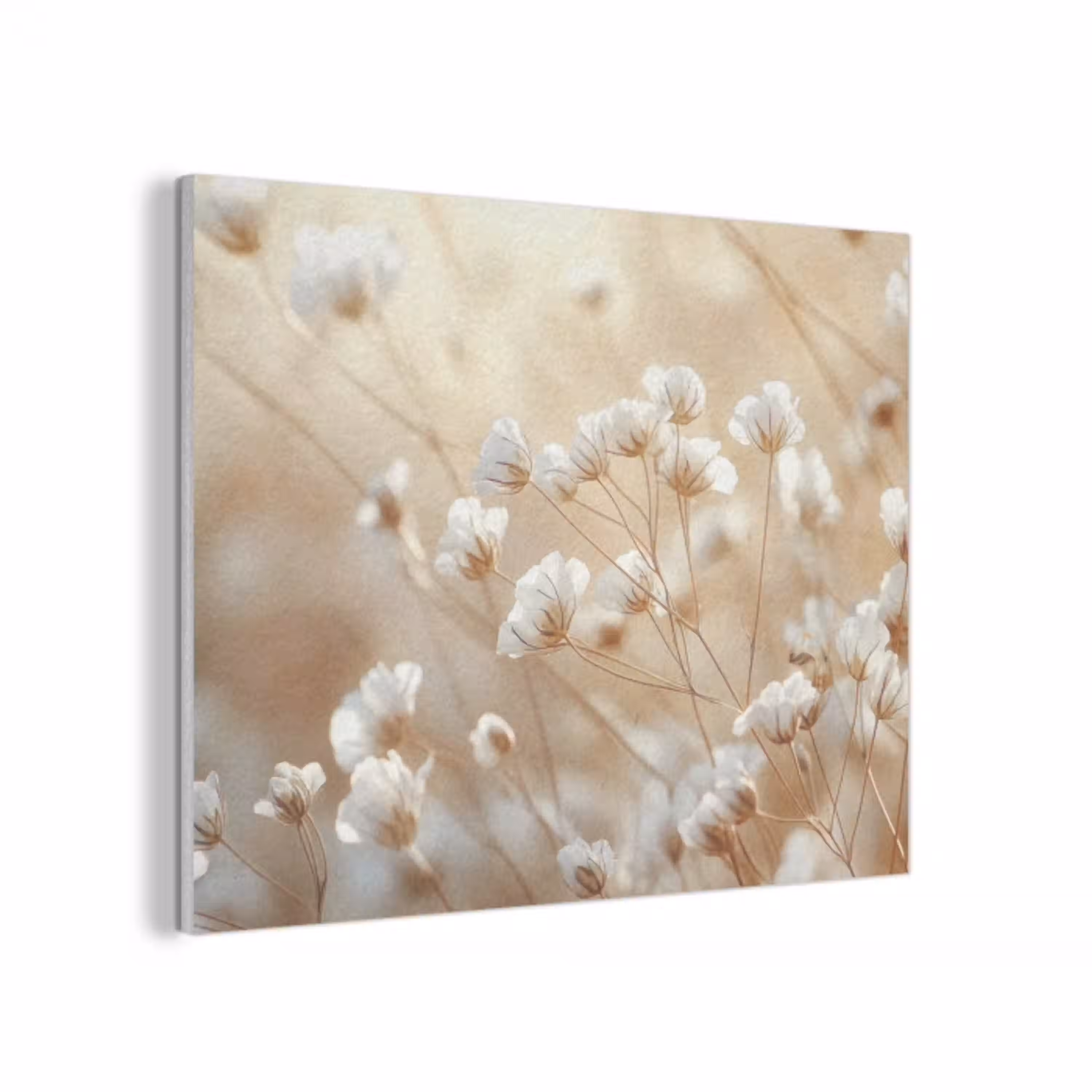 Wilde - Bloemen - Wit PET vilt klein -3d