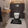 Quotes - Gäste-wc - Definitie - Zwart - Spreuk WCmat klein -sfeer2