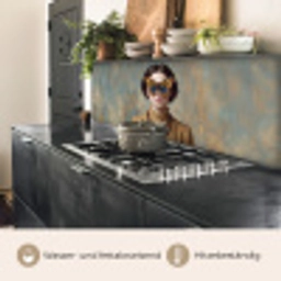 Portret - Vlinder - Kleurrijk keuken achterwand 2 middel -usp_DE