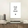 Pluk het geluk - Quotes - Spreuken aluminium wit klein -sfeer1
