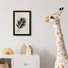 Palmblad - Subtiel - Groen - beige fotolijst zwart zonder passe partout klein -usfeer4_kinderkamer