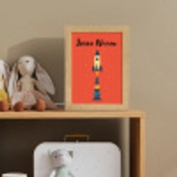 Raket - Planeten - Rood Light Box met kabel (Kinderlampje) klein -sfeer2_kind