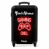 Gaming and Chill NBS - Handbagage koffer - Kinderen Unisex middel -productfoto_recht