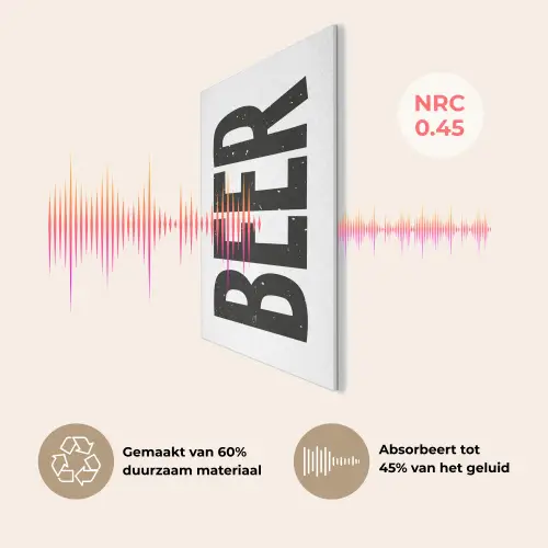 Bier - Japandi - Decoratie - Zwart PET vilt klein -USP_NL