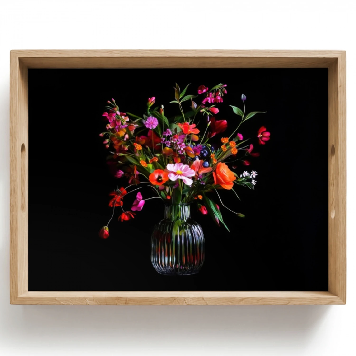 Boeket - Veldbloemen - Vaas Dienblad Rechthoek middel -z3d_shopping