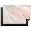 Zachte Marmeren Golven Inductie beschermer vinyl 3mm klein -3d