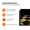 Schaakstuk - Koning - Schaakbord - Geblokt Inductie beschermer vinyl 3mm klein -zzzzzzz-td-ups