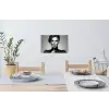 Vrouw - Lolly - Zwart Muursticker klein -eettafel