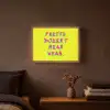 Quote - Minimalistisch - Kleurrijk Light Box met batterij (Wandlamp) middel -sfeer4
