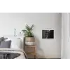 Wijnfles - Glas - Handen - Raam textielposter latten blank klein -woonkamer