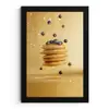 Pannenkoeken - Eten - Honing - Geel fotolijst zwart zonder passe partout klein -3d