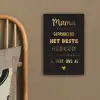Spreuken - Quotes Mama Je Hebt Ons Al - Moeder - Moederdag cadeau voor mama - Goud canvas 2cm klein -sfeer3