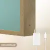 Roodborstje - Vogel - Koksmuts - Sokkel Light Box met batterij (Wandlamp) middel -USP_websiteoplaadbaarNL