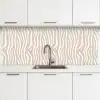 Abstract - Zebra - Beige keuken achterwand 2 middel 871 -3d