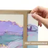 Goud - Marmer - Paars Light Box met batterij (Wandlamp) middel -USP_websiteprintNL
