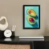 Avocado - Groen - Pit - Schaduw fotolijst zwart zonder passe partout klein -sfeer1