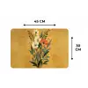 Bladeren - Boeket - Bloemen - Geel Placemat vinyl groot -specs