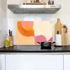 Vormen - Abstract - Kleurrijk Inductie beschemer met haakjes klein -sfeer2