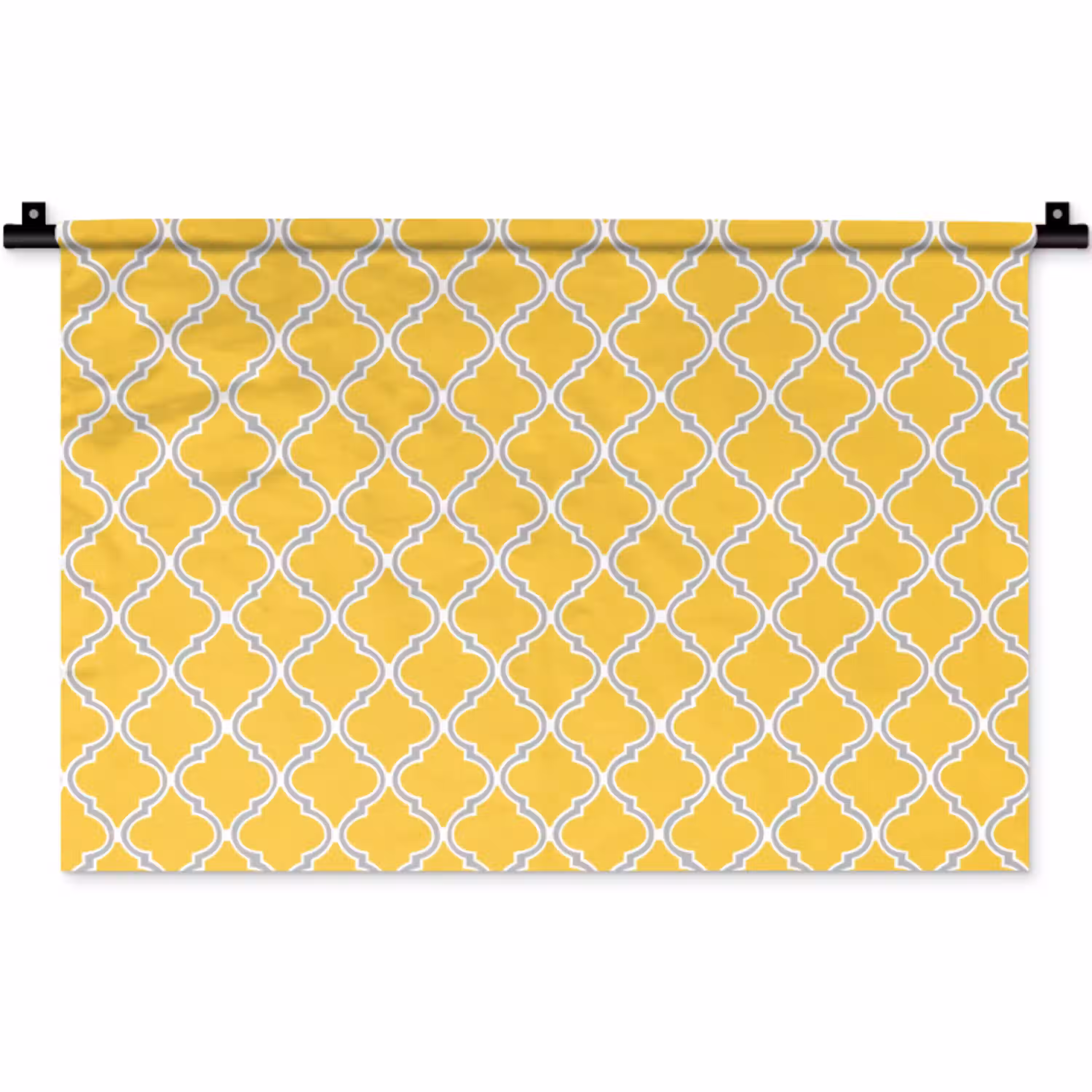 Lantaarn - Arabesk - Elegant - Geel Wandkleed katoen klein 269 -zz3d