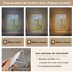 Uil - Oehoe - Bomen - Natuur Light Box met kabel (Kinderlampje) klein -USP_lichtkleurFR
