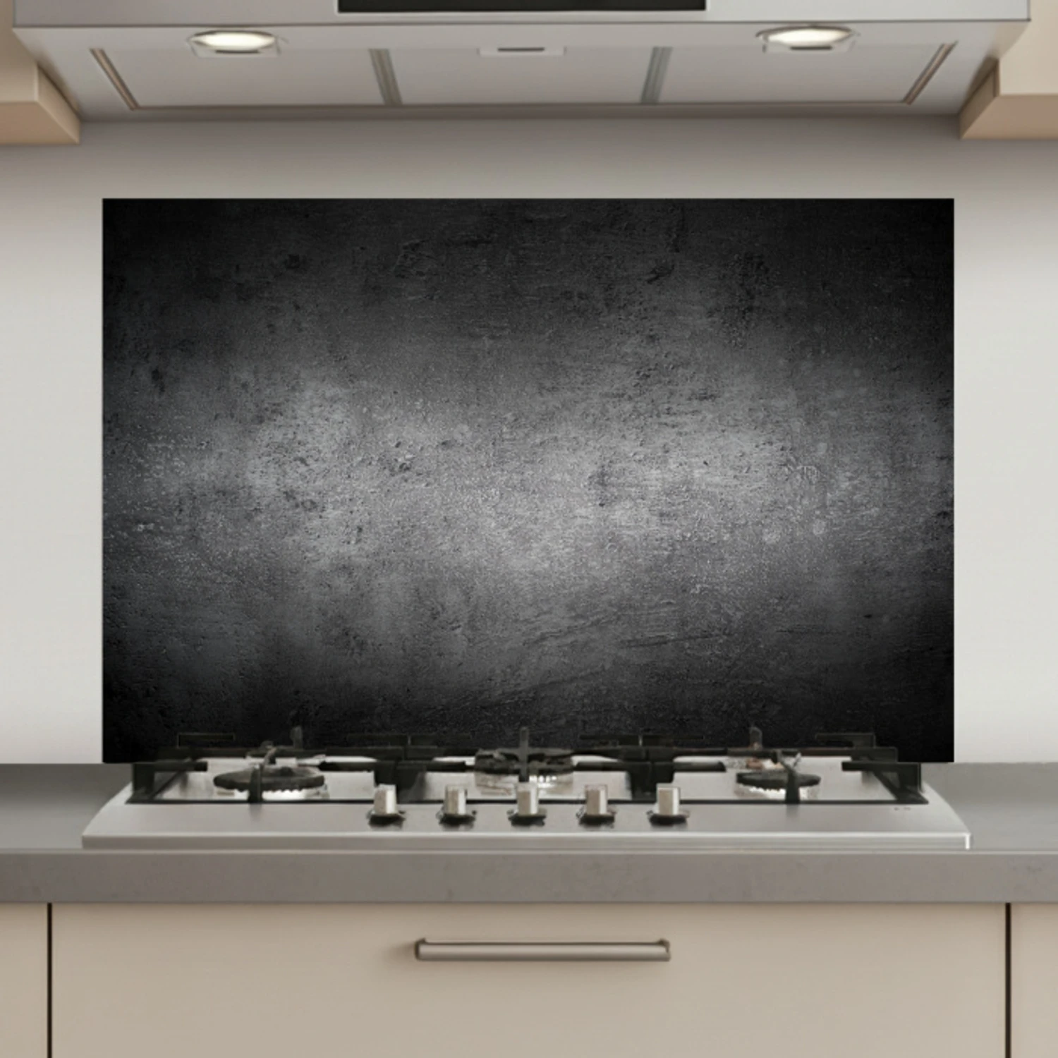 Beton - Grijs - Retro - Cement - Textuur keuken achterwand spatscherm klein -3d_website