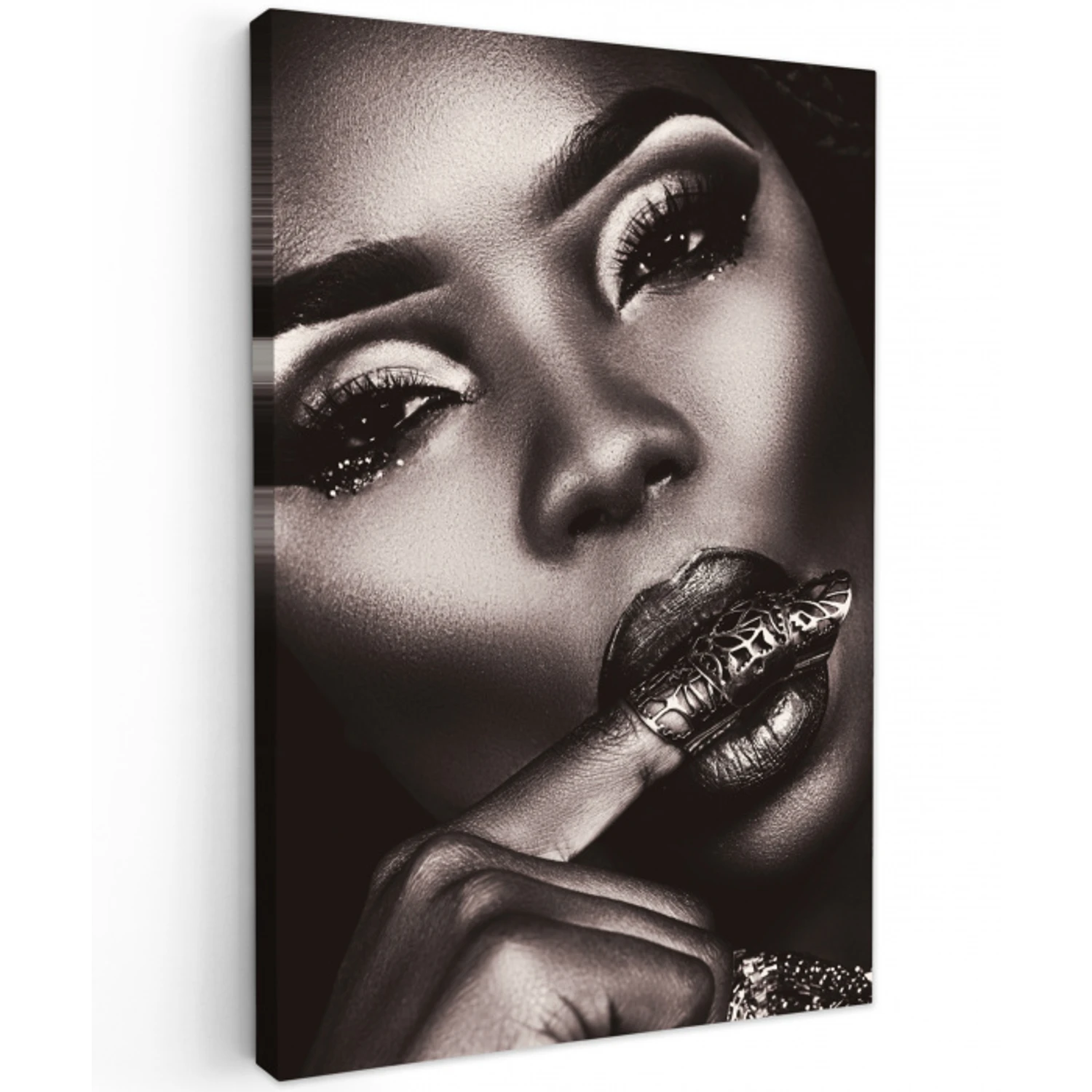 Vrouw - Ring - Sieraad canvas 2cm klein -z3d