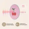 Kersen - Roze - Illustratie Akoestische PET Vilt - Rond klein -USP_NL