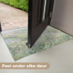 Bloemenveld - Heuvels - Kleurrijk Deurmat klein -USP_NL