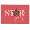 Star girl - Rood - Panter - Ster Deurmat klein -zkaufland3d