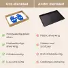 Handen - Twee - Ogen - Blauw Dienblad Rechthoek middel -USP_VergelijkingNL