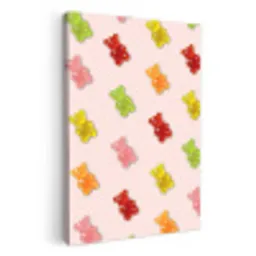 Kleur - Snoep - Roze KitchenYeah - Keuken - Canvas klein -3d