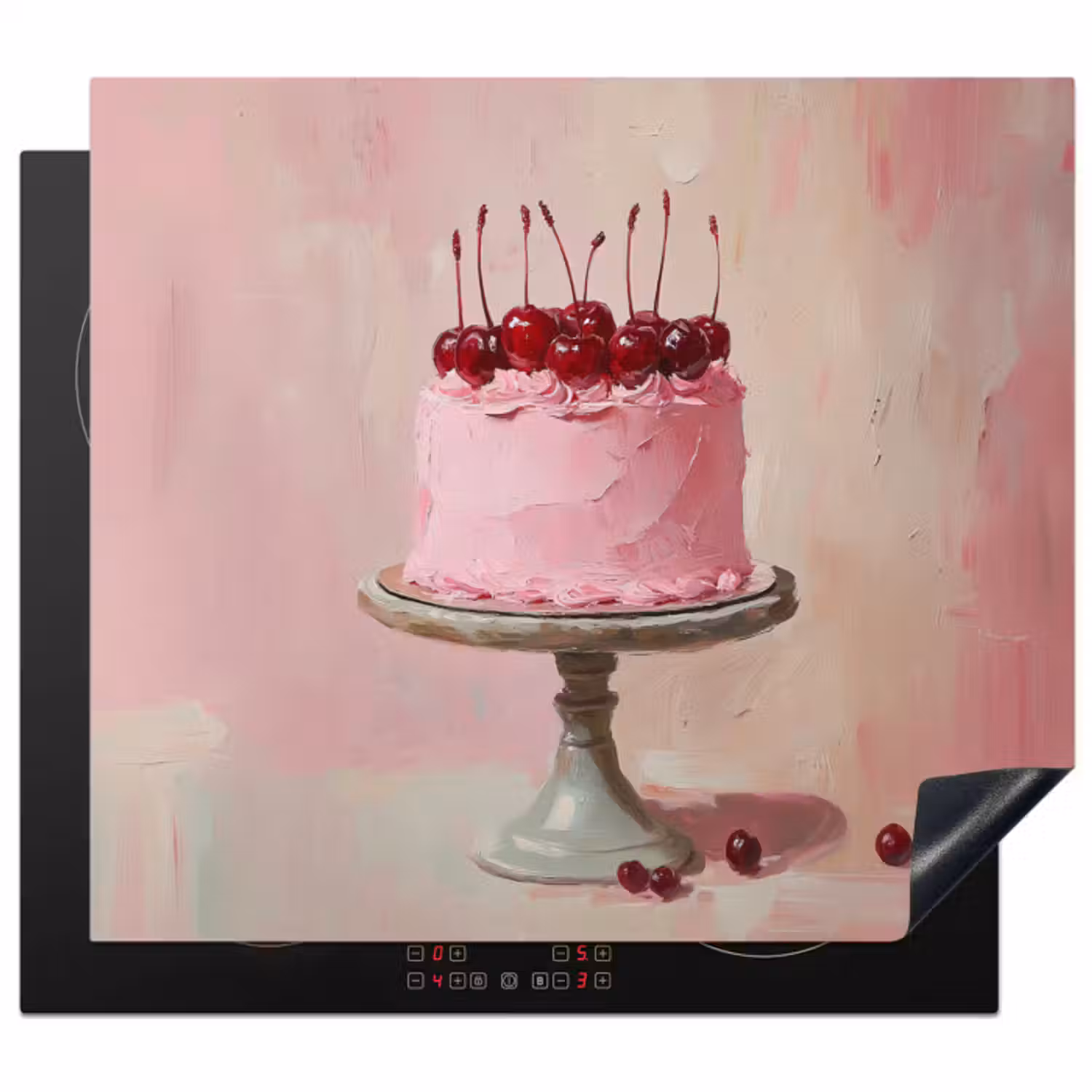 Inductie beschermer - Taart - Pink - Cherry