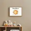 Zon - Wolken - Pastel kleuren Light Box met batterij (Wandlamp kind) middel -sfeer2_kind