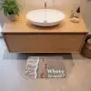 Where to next - Strand - Voetstappen Badmat klein -sfeer1