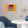 Hamburger - Kleurrijk - Speels poster papier klein -sfeer3