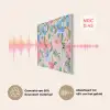 Blauw - Roze - Bloemen PET vilt klein -USP_NL