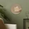 Vanilletaart - Cake - Romig Akoestische PET Vilt - Rond klein -sfeer2
