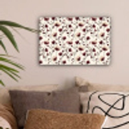 Bloemen - Botanisch - Bordeaux canvas 2cm klein 34 -sfeer1