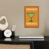 Illustratie - Margarita - Sinaasappelschijf - Oranje poster papier klein -sfeer1