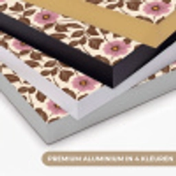 Bloemen - Bladeren - Kleurrijk Textielframe zwart klein 947 -USP_kleurenNL