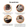 Terrazzo -  Patroon - Kleurrijk - Roze - Blauw Inductie beschermer vinyl 3mm klein 276 -zzzzzzz-td-werking