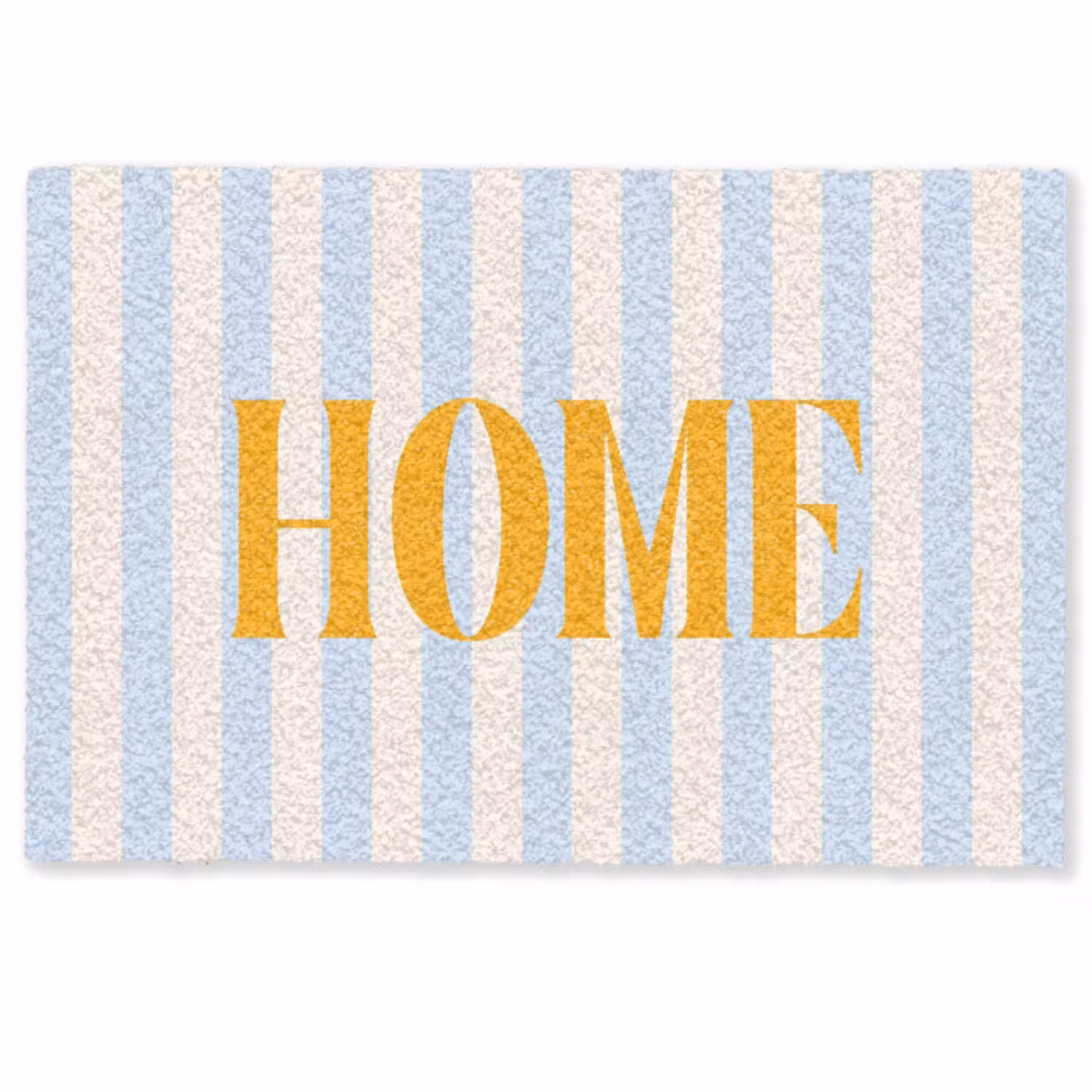 Oranje - Blauw - Strepen - Home Deurmat klein -zkaufland3d