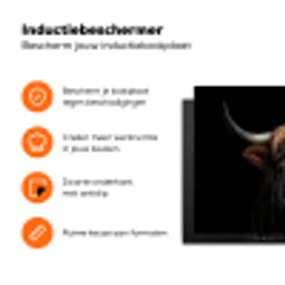 Nachtwacht van de Hooglanden Inductie beschermer vinyl 3mm klein -zzzzzzz-td-ups