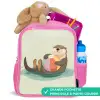 Otter - Strandbal - Kleurrijk Kinderrugzak - Roze middel -inhoud_FR
