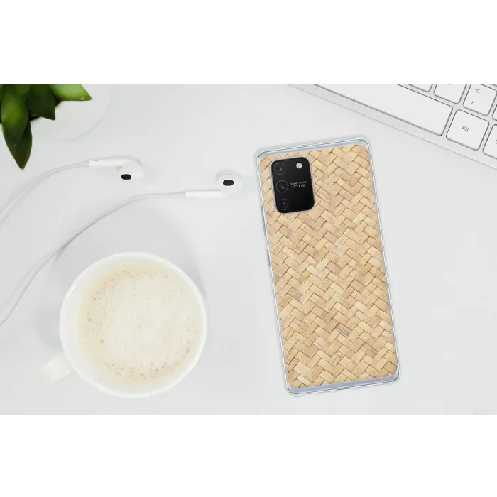 Patroon - Beige - Rotan print Telefoonhoesje Samsung Galaxy S10 Lite klein -oordopS10Lite