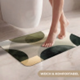Vlakken - Abstract - Beige - Cirkels WCmat klein -USP_ZachtDE