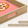 Illustratie - Bloemen - Rand - Roze Dienblad Rechthoek middel -USP_HandgreepNL