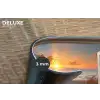 Doorkijk - Strand - Duinen - Zonsondergang Placemat vinyl groot -closeup
